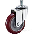 5'' Thread Stem Industrial PU Caster With PP Core